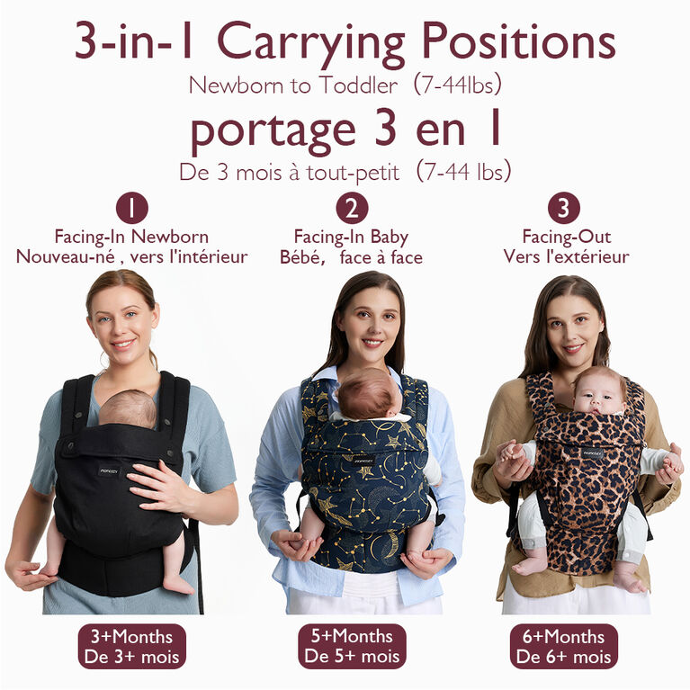 Momcozy Baby Carrier Black